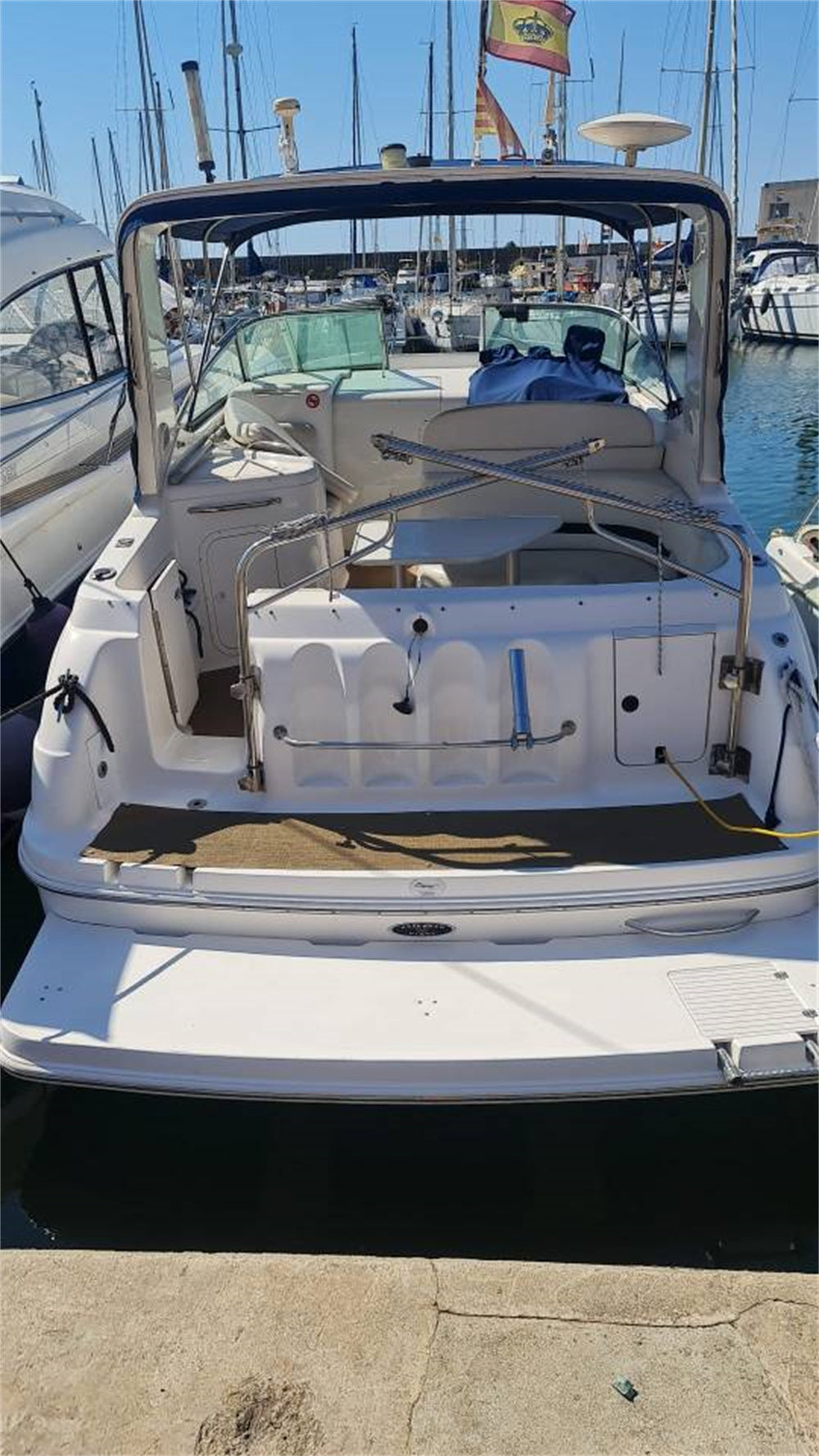 2000 Chaparral 300 Signature Swim Platform Cockpit Boat EVA Foam Teak Floor Pad SeaDek MarineMat Style Self Adhesive