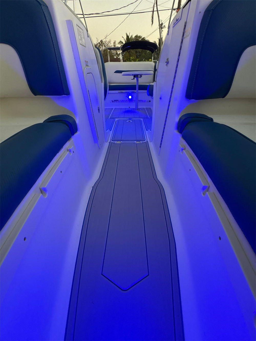 2001 Chaparral 220 SSI Swim Platform Cockpit Pad Boat EVA Teak Deck Floor Mat SeaDek MarineMat Gatorstep Style Self Adhesive