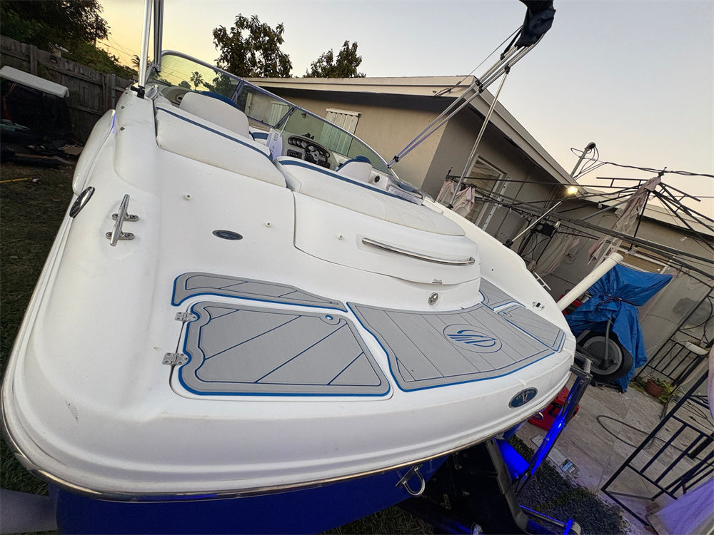 2001 Chaparral 220 SSI Swim Platform Cockpit Pad Boat EVA Teak Deck Floor Mat SeaDek MarineMat Gatorstep Style Self Adhesive