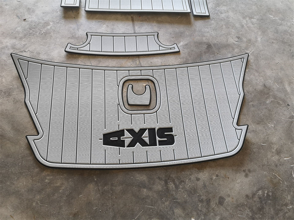 2014-2017 AXIS T22 Swim Platform Cockpit Pad Boat EVA Foam Teak Deck Floor Mat SeaDek MarineMat Style Self Adhesive