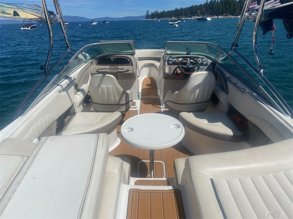 1997 Cobalt 252 Swim Platform Cockpit Pad Boat EVA Foam Faux Teak Deck Floor Mat SeaDek MarineMat Gatorstep Style Self Adhesive