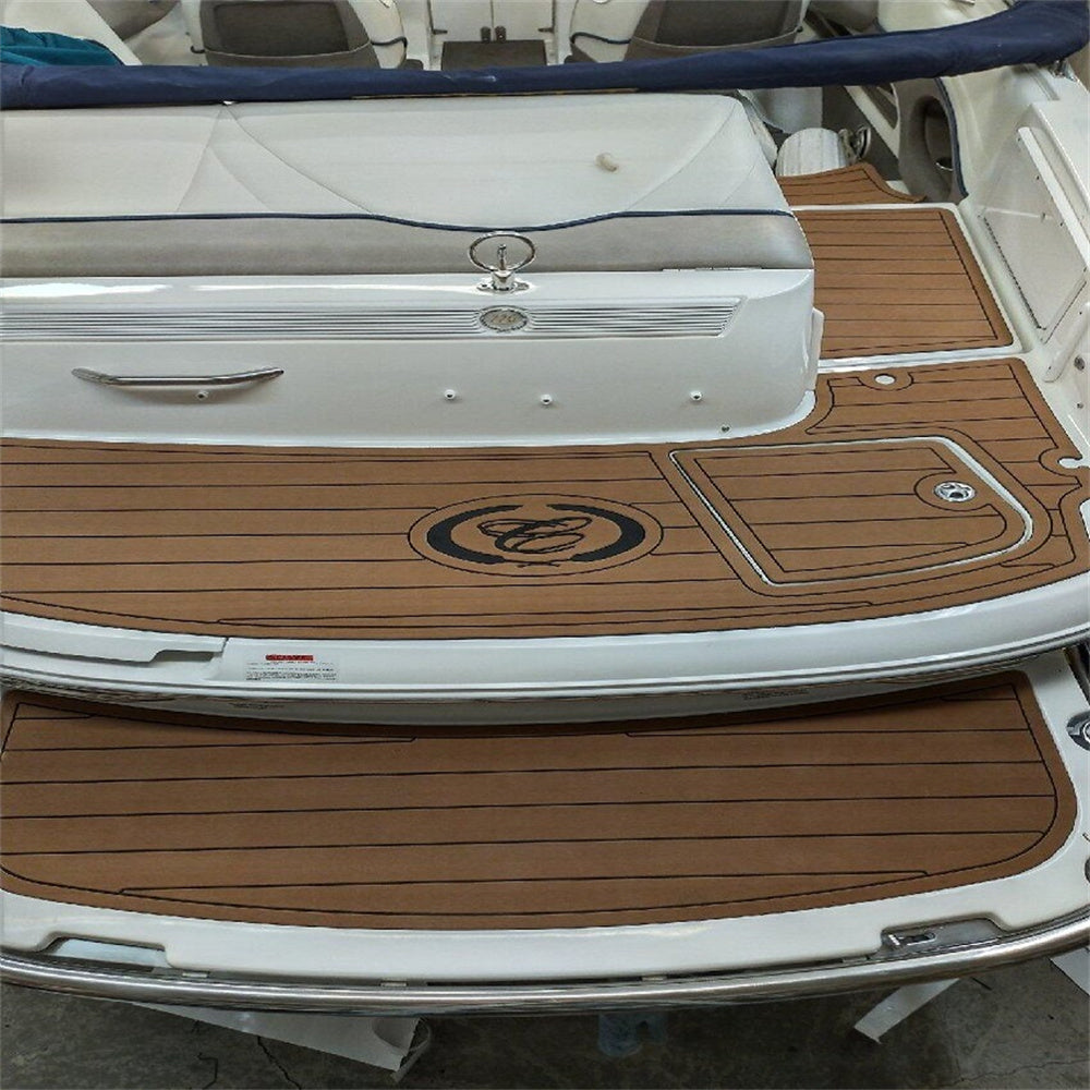 2008 Cobalt 262 Swim Platform Cockpit Pad Boat EVA Foam Faux Teak Deck Floor Mat