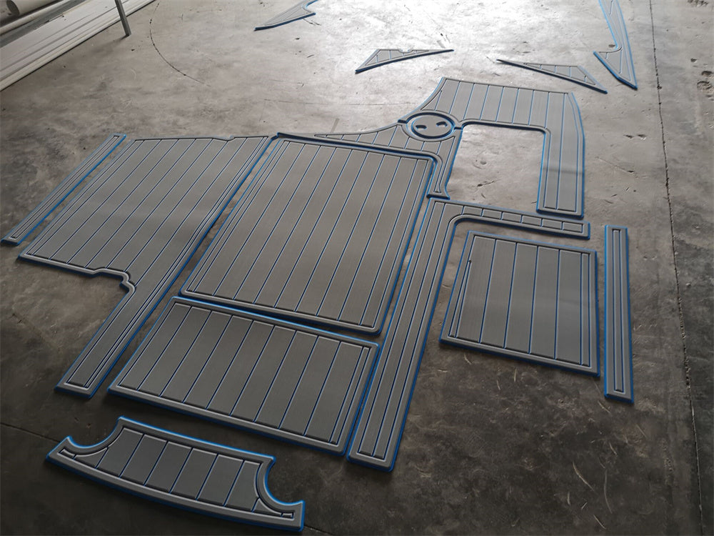 2014-2017 AXIS T22 Swim Platform Cockpit Pad Boat EVA Foam Teak Deck Floor Mat SeaDek MarineMat Style Self Adhesive