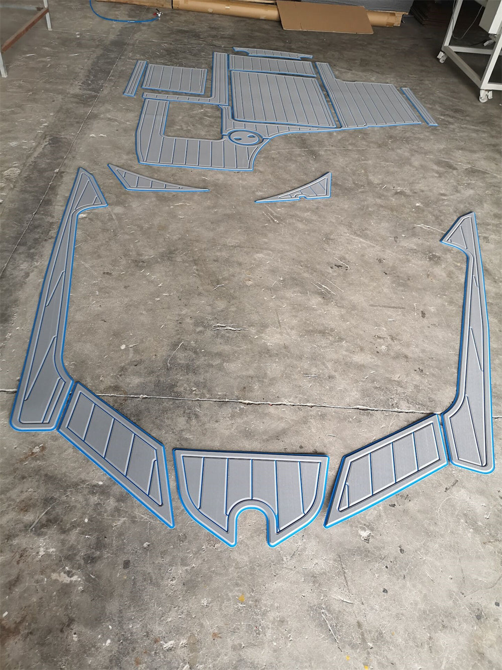 2008-2015 AXIS A20 Swim Platform Cockpit Pad Boat EVA Foam Teak Deck Floor Mat SeaDek MarineMat Gatorstep Style Self Adhesive