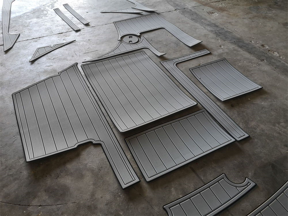 2018 AXIS A22 Swim Platform Cockpit Pad Boat EVA Foam Faux Teak Deck Floor Mat SeaDek MarineMat Style Self Adhesive