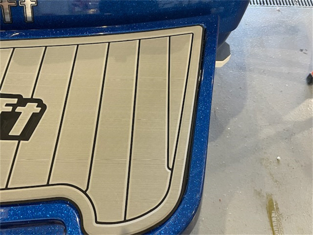 2010 Mastercraft X-1 Swim Platform Pad Boat EVA Foam Faux Teak Deck Flooring Mat