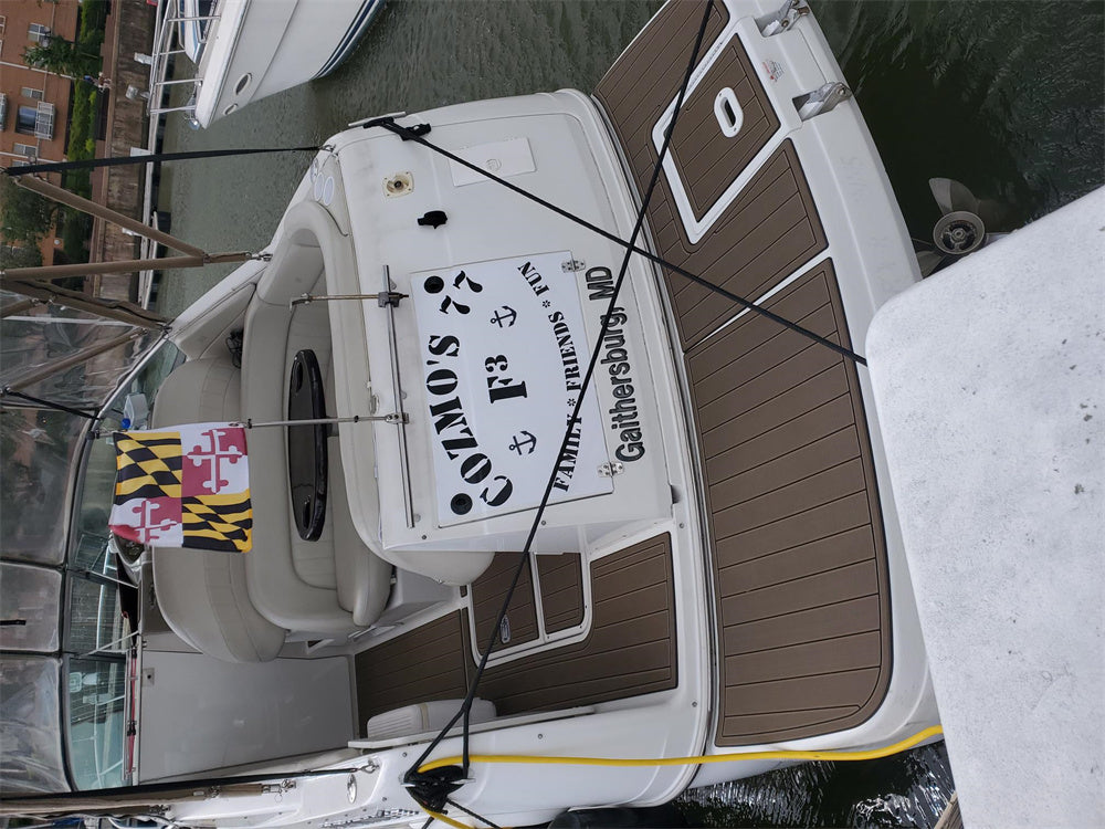 2005 Four Winns Vista 288 Swim Platform Boat EVA Foam Teak Deck Floor Pad Mat
