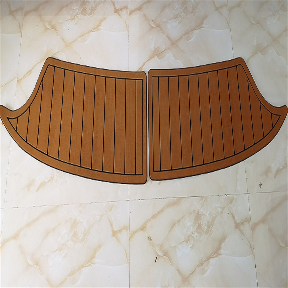 2011 Cobalt 242 Swim Platform Step Pad Boat EVA Foam Faux Teak Deck Floor Mat SeaDek MarineMat Gatorstep Style Self Adhesive