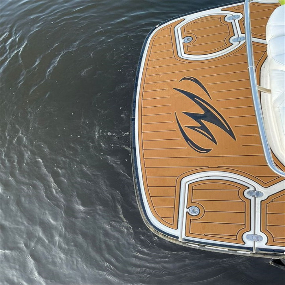 2018 Monterey 214 SS Cockpit Pad Boat EVA Foam Faux Teak Deck Floor Mat Flooring
