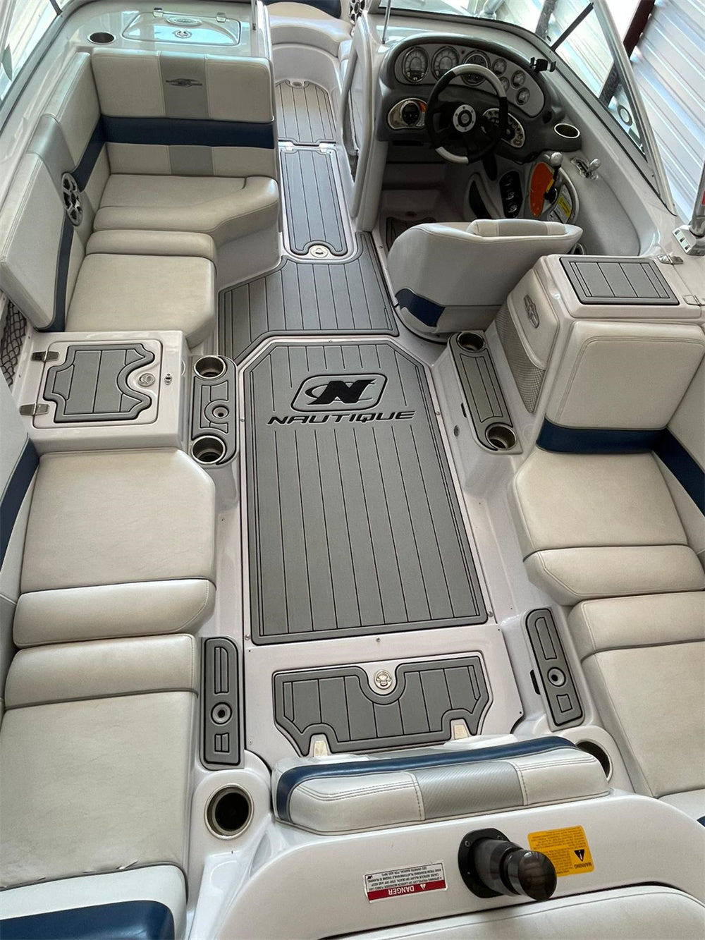 2007 Nautique 210 Swim Platform Cockpit Pad Boat EVA Foam Teak Deck Floor Mat