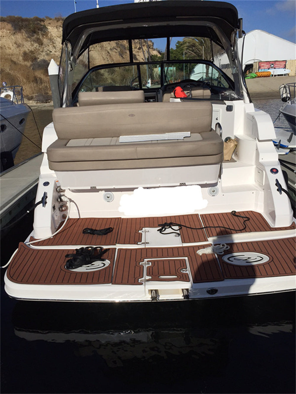 2006 Regal 2200 Swim Platform Cockpit Pad Boat EVA Foam Teak Deck Floor Mat