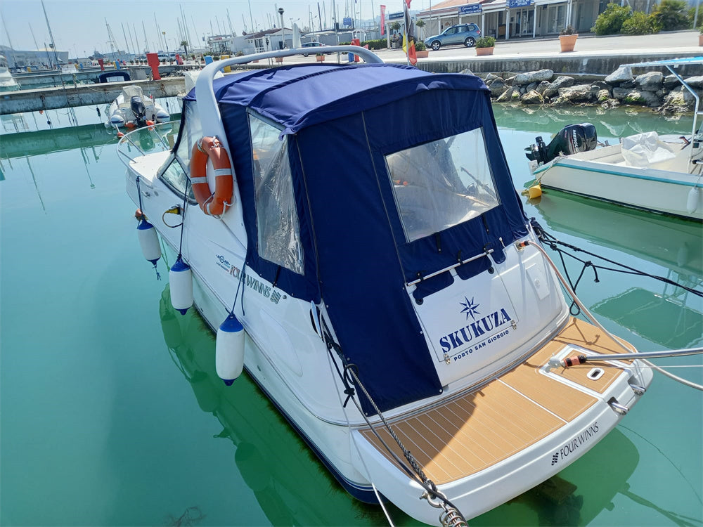 2005 Four Winns H210 U-Seat Swim Platform Cockpit Trailer Pad Boat EVA Teak Deck Floor Mat SeaDek Gatorstep Style Self Adhesive