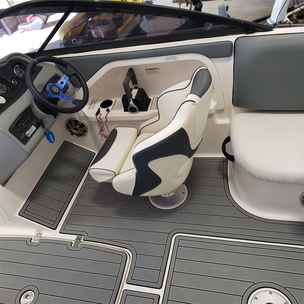 2017-2021 Yamaha AR/SX 210/212X Pedistol Swim Platform Cockpit Boat EVA Pad Mat SeaDek MarineMat Gatorstep Style Self Adhesive