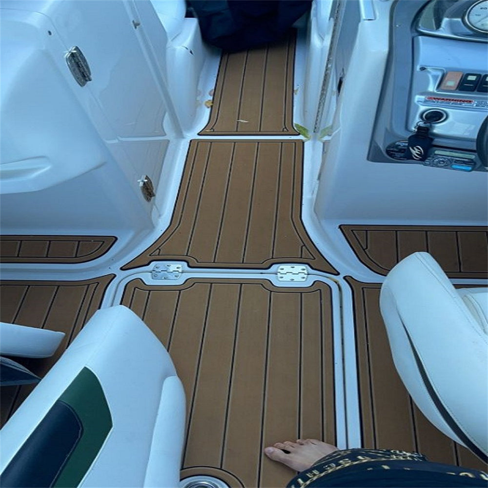 2021 Monterey 255SS Swim Platform Cockpit Mat Boat EVA Foam Teak Flooring Pad SeaDek MarineMat Gatorstep Style Self Adhesive
