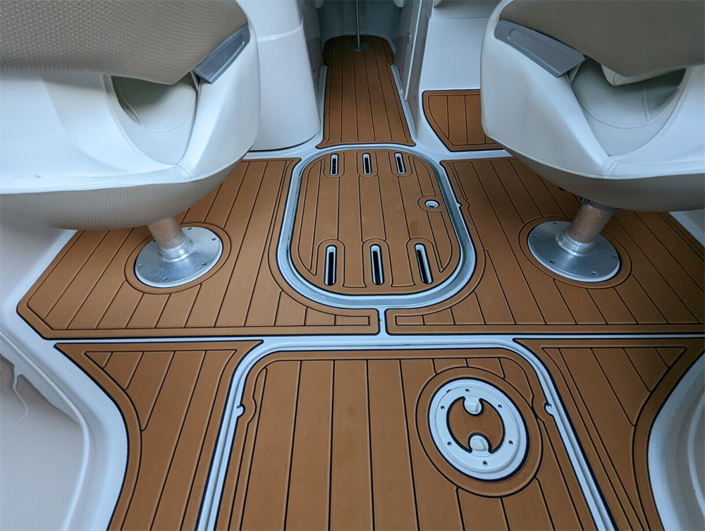 2005 Four Winns H210 U-Seat Swim Platform Cockpit Trailer Pad Boat EVA Teak Deck Floor Mat SeaDek Gatorstep Style Self Adhesive