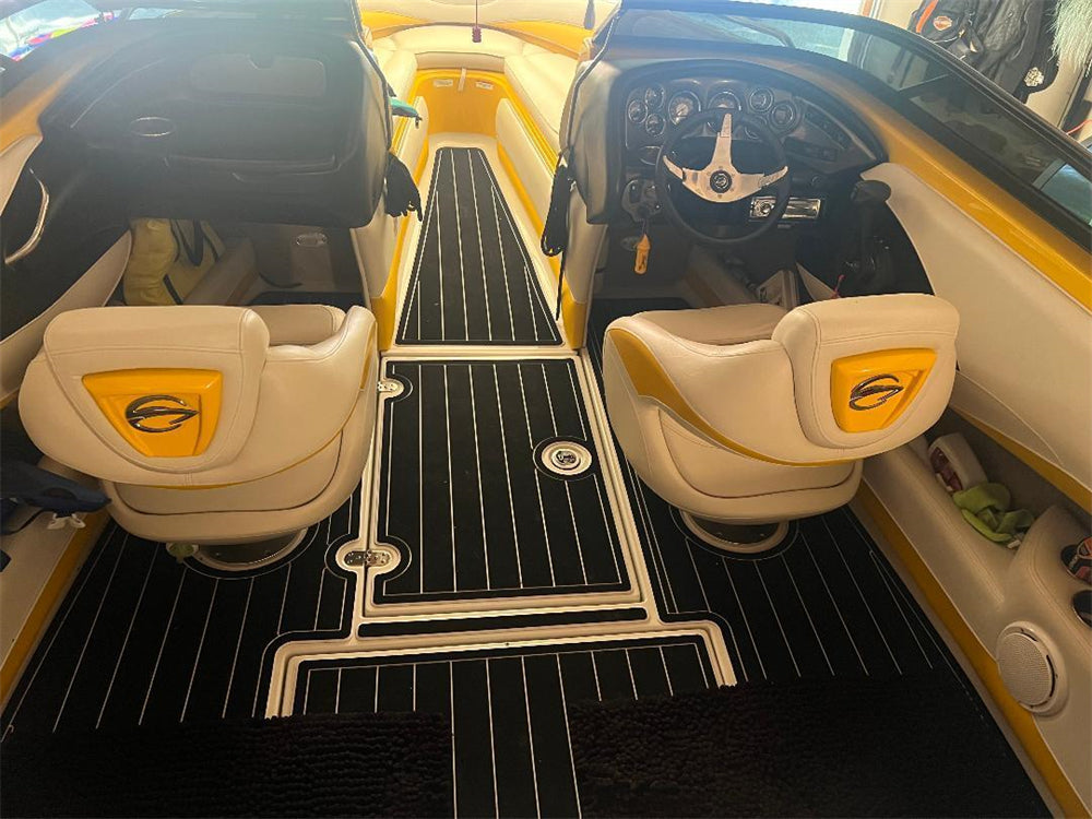 2011 Crownline 21SS Swim Platform Cockpit Boat EVA Faux Foam Teak Deck Floor Pad Seadek MarineMat Gatorstep Style Self Adhesive