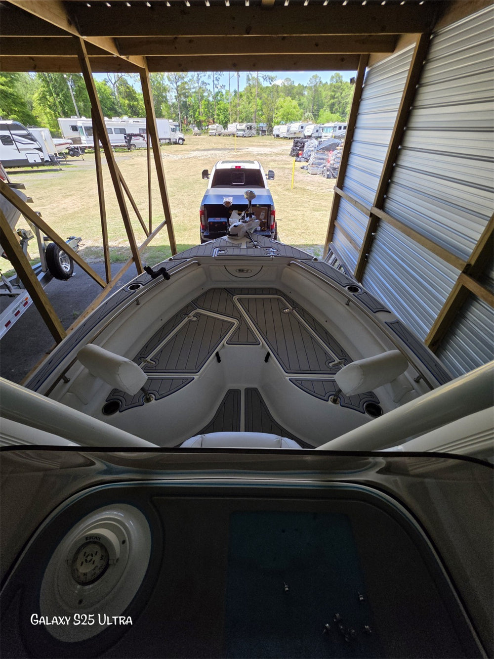 2019 Sea Hunt Ultra 234 Swim Platform Cockpit Boat EVA Foam Faux Teak Deck Floor Mat Pad SeaDek MarineMat Style Self Adhesive