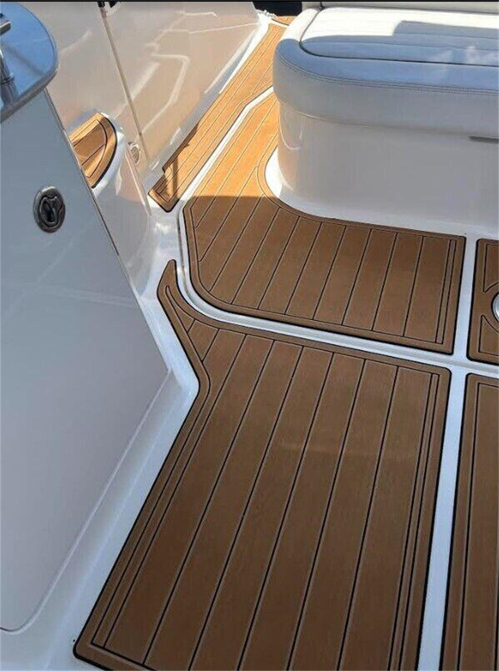 2007 Sea Ray Sundancer 290 Swim Step Cockpit Pad Boat EVA Foam Teak Deck Floor