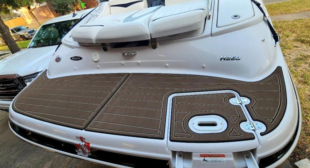 2008 Four Winns H260 Swim Platform Boat EVA Foam Faux Teak Deck Floor Pad Mat SeaDek MarineMat Gatorstep Style Self Adhesive
