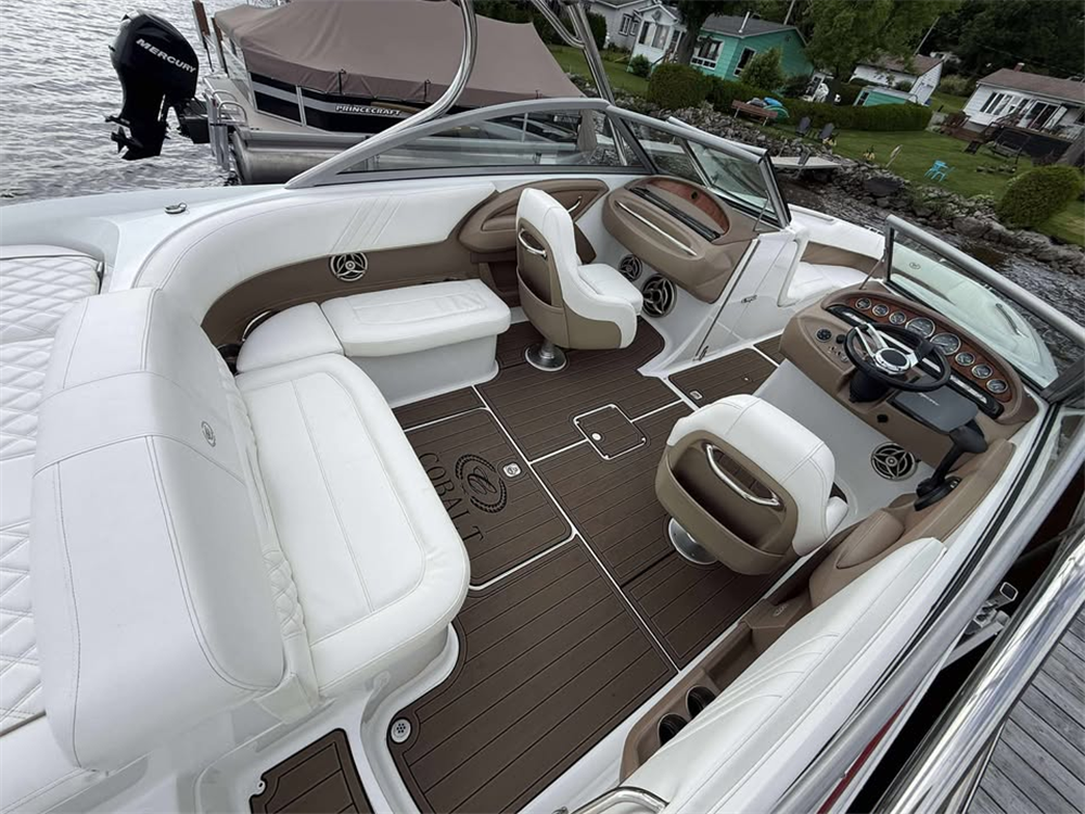 2008 Cobalt 222 Swim Platform Cockpit Pad Boat EVA Foam Teak Deck Floor Mat SeaDek MarineMat Gatorstep Style Self Adhesive