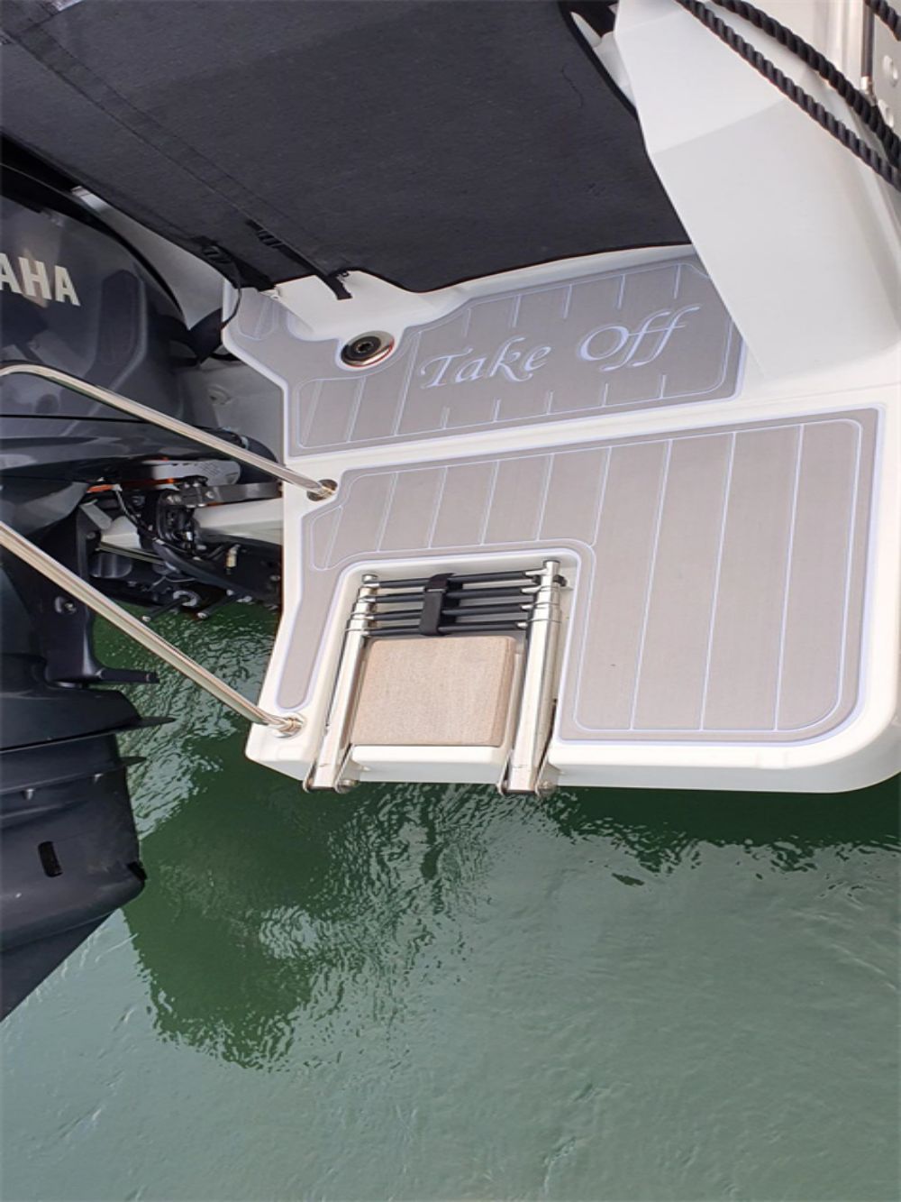 2021 Jeanneau Merry fisher 795 Swim Platform Cockpit Pad Boat EVA Teak Floor Mat