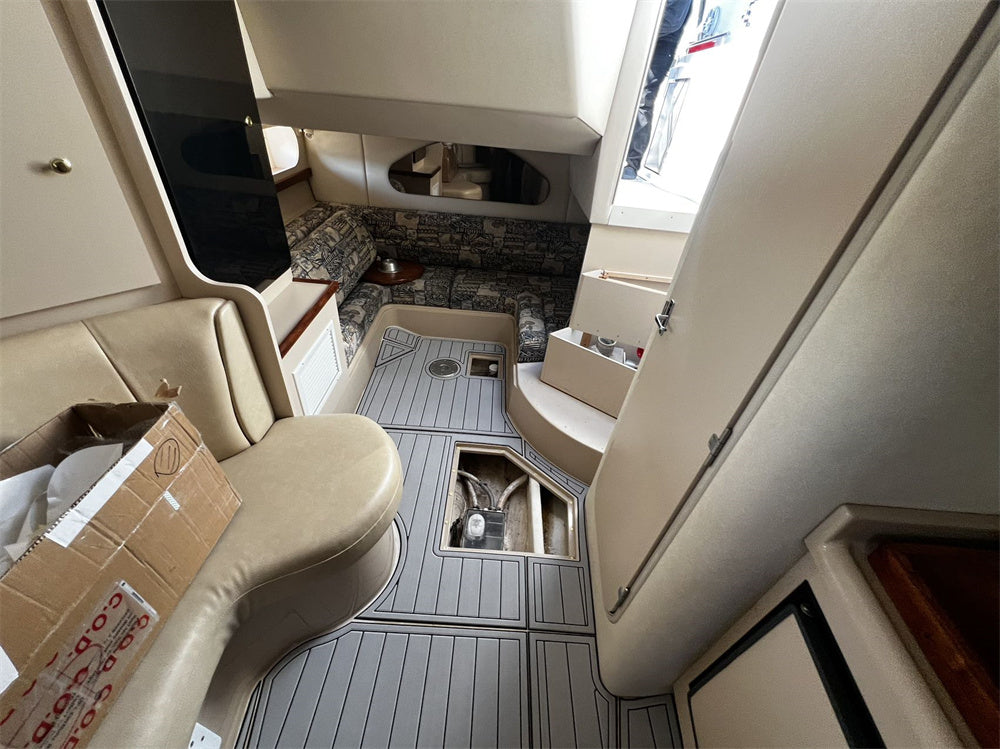 2000 Cruisers Yachts 3075 Express Cabin Pad Boat EVA Foam Teak Deck Flooring Mat SeaDek MarineMat Gatorstep Style Self Adhesive