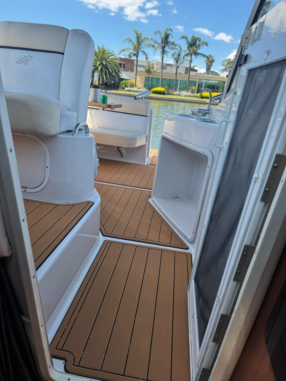 2008 Four Winns Vista 278 Swim Platform Cockpit Pad Boat EVA Foam Faux Deck Floor Mat Seadek MarineMat Gatorstep Style Self Adhesive