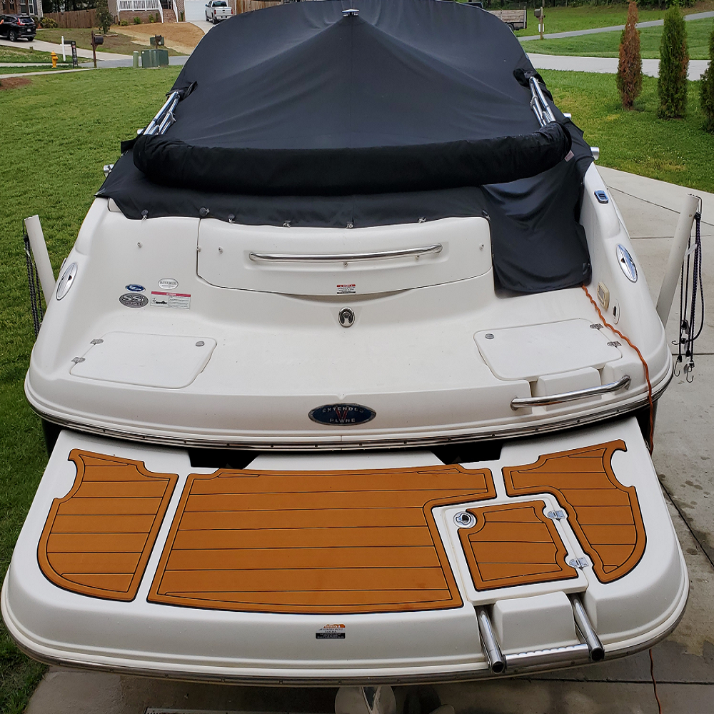 2000 Chaparral 216 SSI Swim Platform Cockpit Boat EVA Foam Teak Floor Pad Mat