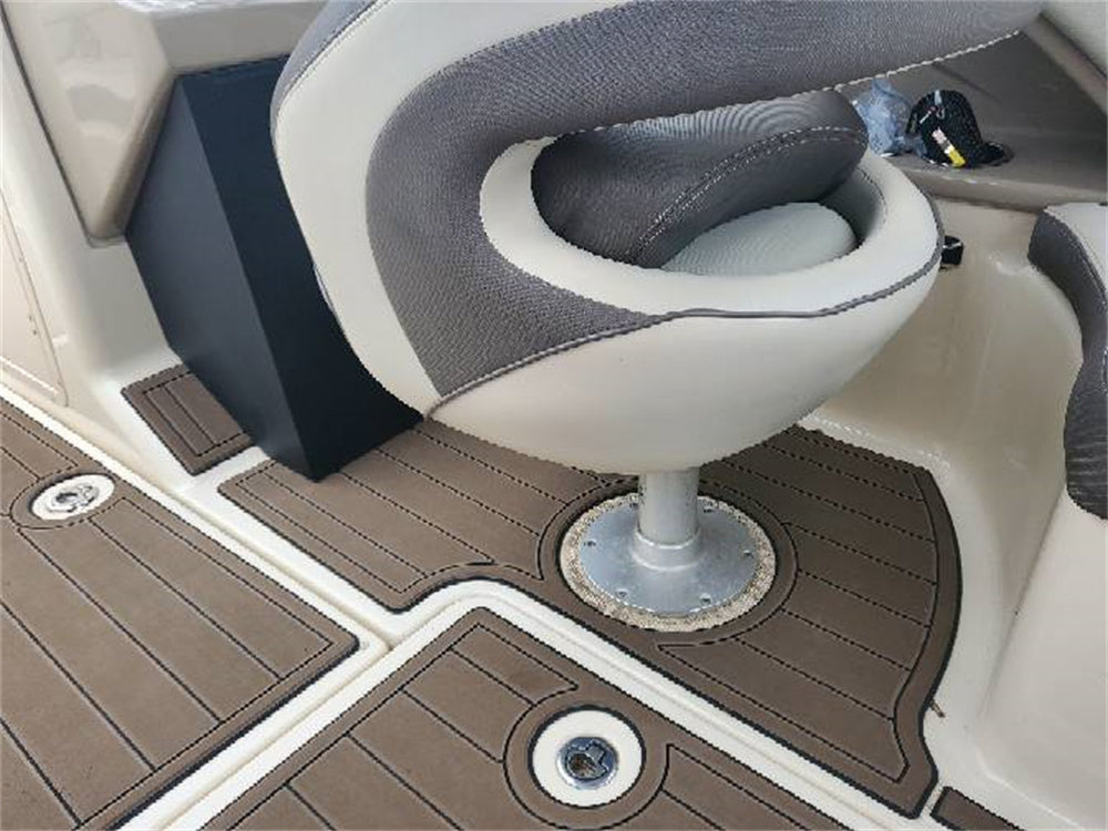 2010-2014 Yamaha 240&242 Lounger Swim Platform Cockpit Mat Boat EVA Teak Floor Pad SeaDek MarineMat Style Self Adhesive