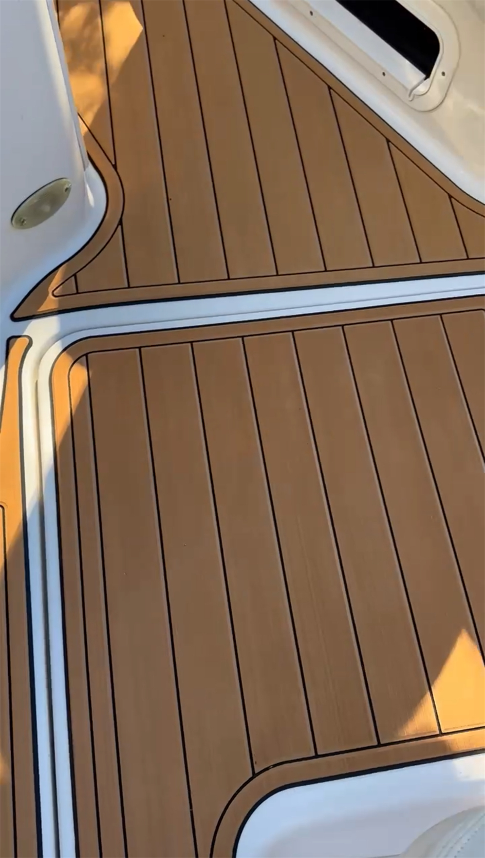 2008 Four Winns Vista 258 Swim Platform Cockpit Boat EVA Foam Faux Teak Deck Floor Mat SeaDek MarineMat Gatorstep Style Self Adhesive