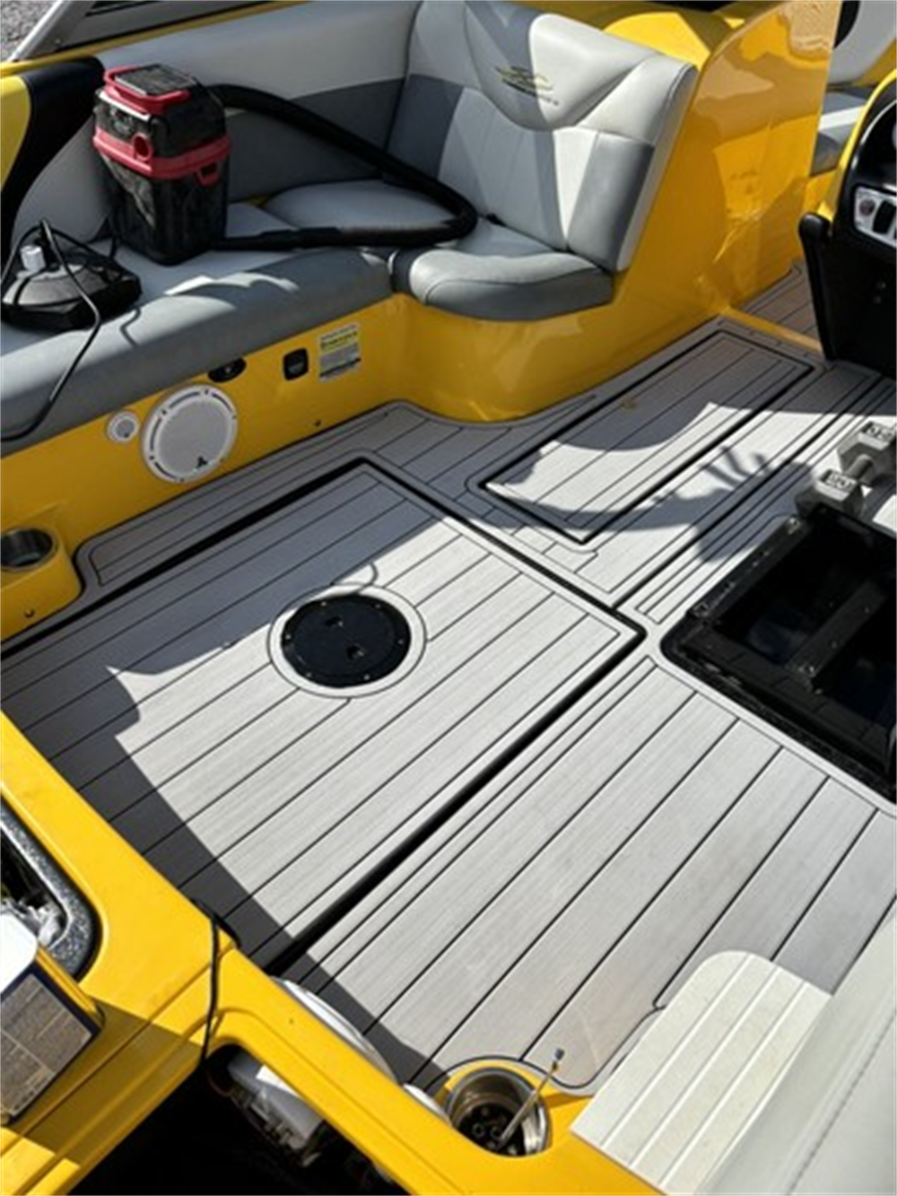 2006 MasterCraft Pro Star 205V X1 Swim Platform Cockpit Pad Boat EVA Foam Faux Teak Deck Floor Mat SeaDek MarineMat Gatorstep Style Self Adhesive