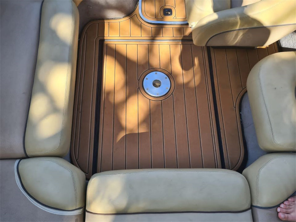 2004 Malibu 21 VLS Swim Platform Cockpit Pad Boat EVA Foam Teak Deck Floor Mat