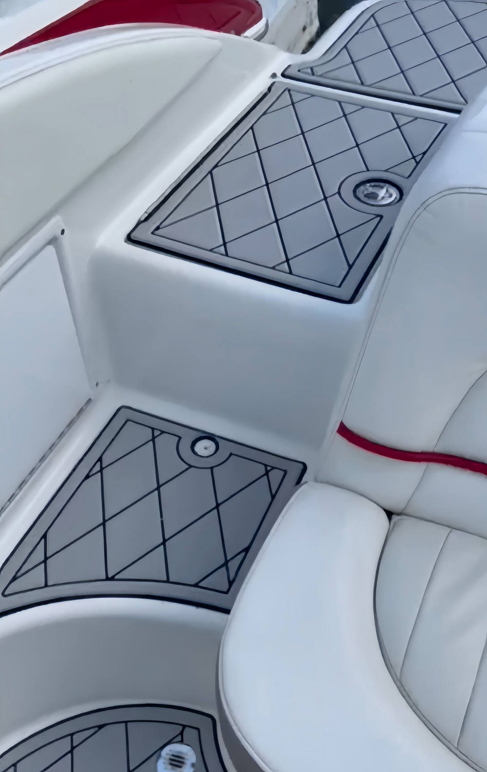 2004 Cobalt 240 Swim Platform Cockpit Pad Boat EVA Foam Faux Teak Deck Floor Mat Seadek MarineMat Gatorstep Style Self Adhesive