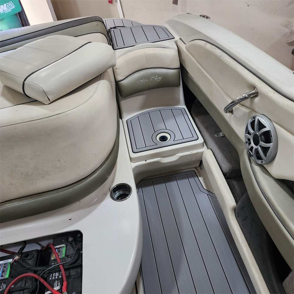 2005 Sea Ray 200 Select Swim Platform Cockpit Pad Boat EVA Teak Deck Floor Mat Seadek MarineMat Gatorstep Style Self Adhesive