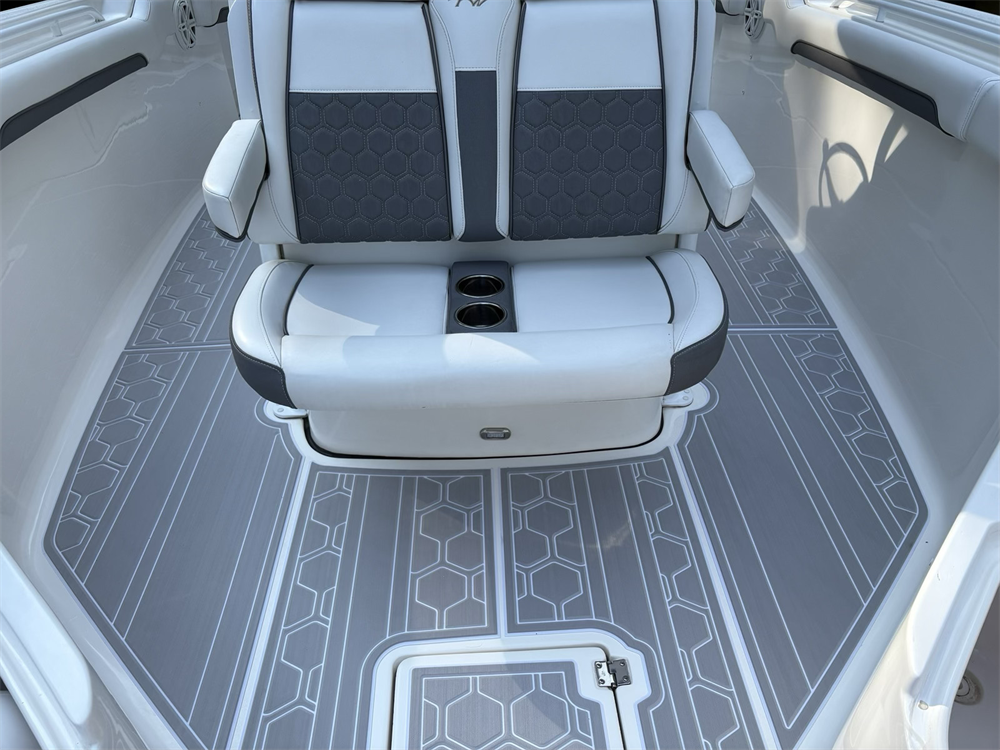 2016 Tidewater 280CC Swim Platform Cockpit Boat EVA Teak Floor Mat Seadek MarineMat Style Self Adhesive