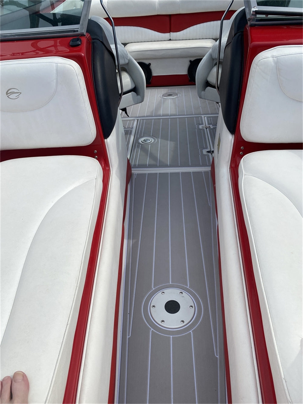 2004 Crownline 225 LPX Limited Swim Platform Cockpit Boat EVA Teak Floor Pad Mat SeaDek MarineMat Gatorstep Style Self Adhesive