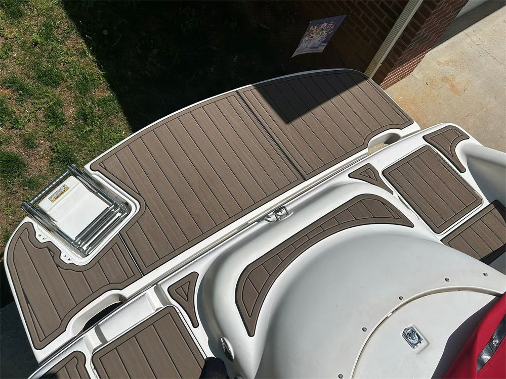 2012 Hurricane 220 Swim platform Bow Pad Boat EVA Foam Teak Deck Flooring Mat SeaDek MarineMat Gatorstep Style Self Adhesive