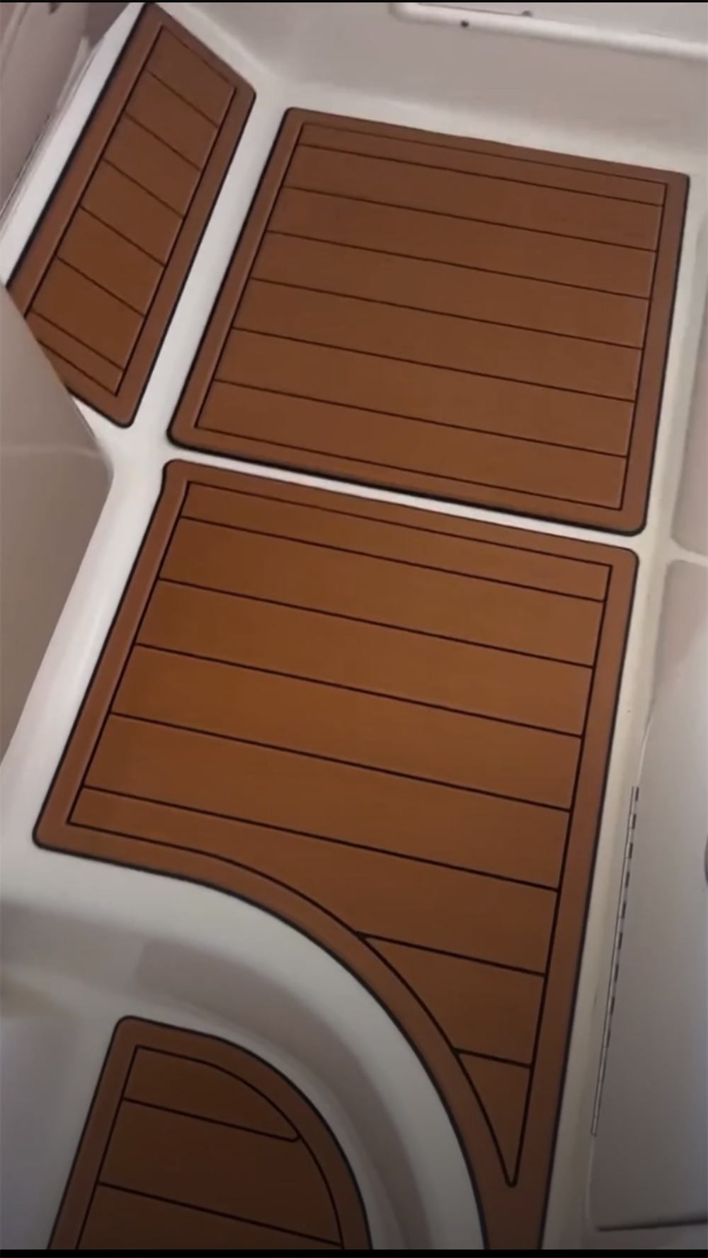 2002-2007 Sea Ray Sundancer 300 Swim Platform Cockpit Pad Boat EVA Teak Floor
