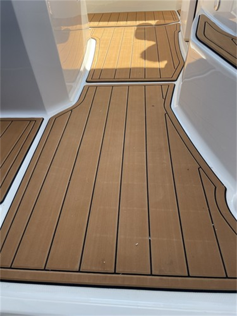 2012 Monterey 280 Cockpit Boat EVA Faux Foam Teak Deck Floor Pad SeaDek MarineMat Gatorstep Style Self Adhesive