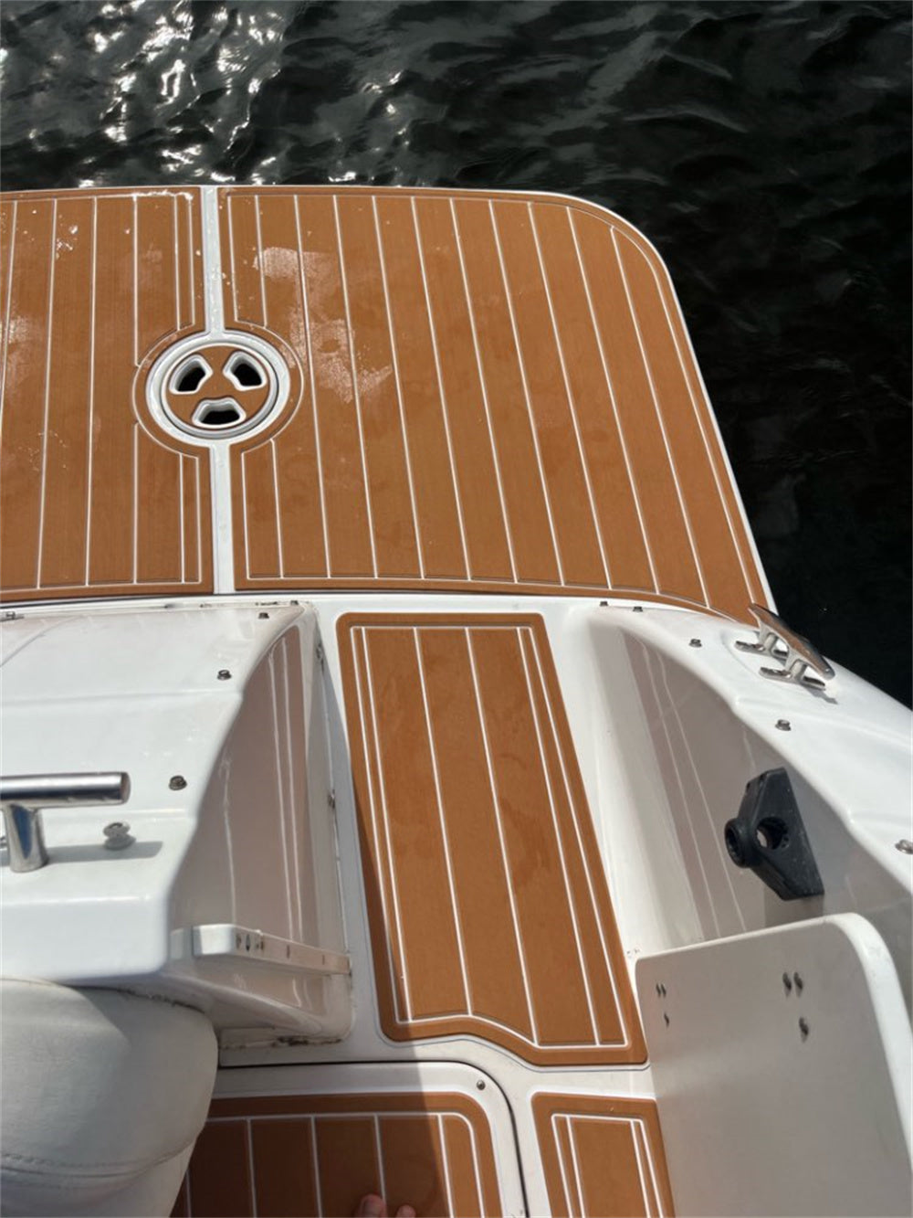 2000 Four Winns 298 Vista Swim Platform Cockpit Boat EVA Foam Teak Deck Floor SeaDek MarineMat Gatorstep Style Self Adhesive