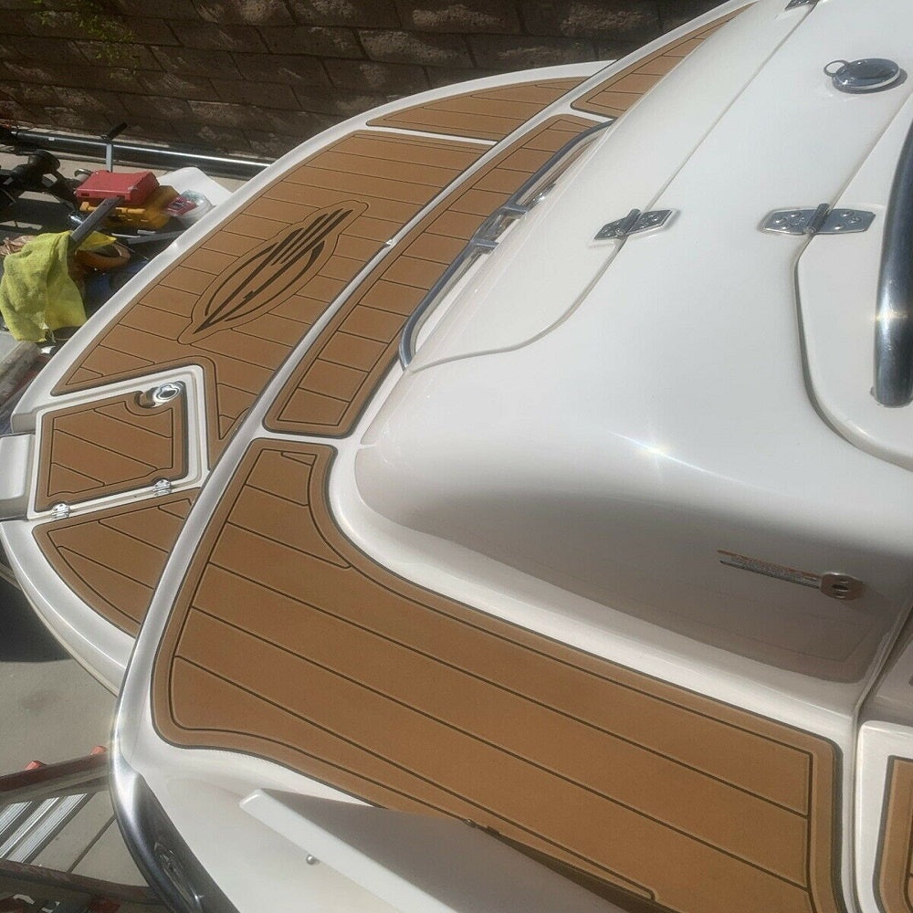 2008 Chaparral 224 Sunesta Swim Platform Bow Mat Boat EVA Foam Teak Flooring Pad