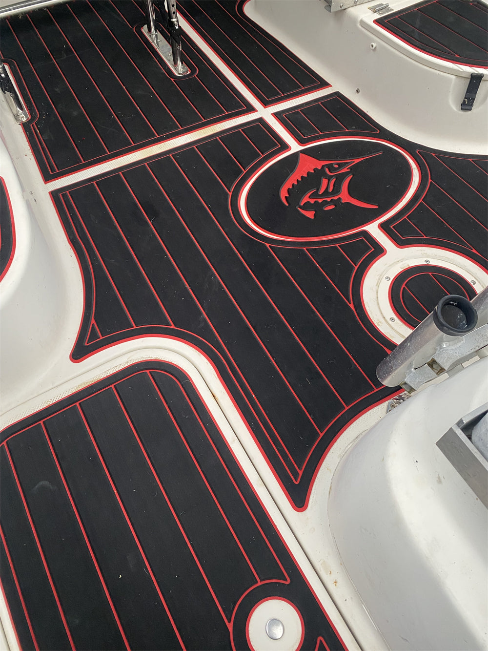 2004 Bayliner Trophy 2052 Inboard Pad Boat EVA Foam Teak Deck Flooring Mat SeaDek MarineMat Gatorstep Style Self Adhesive