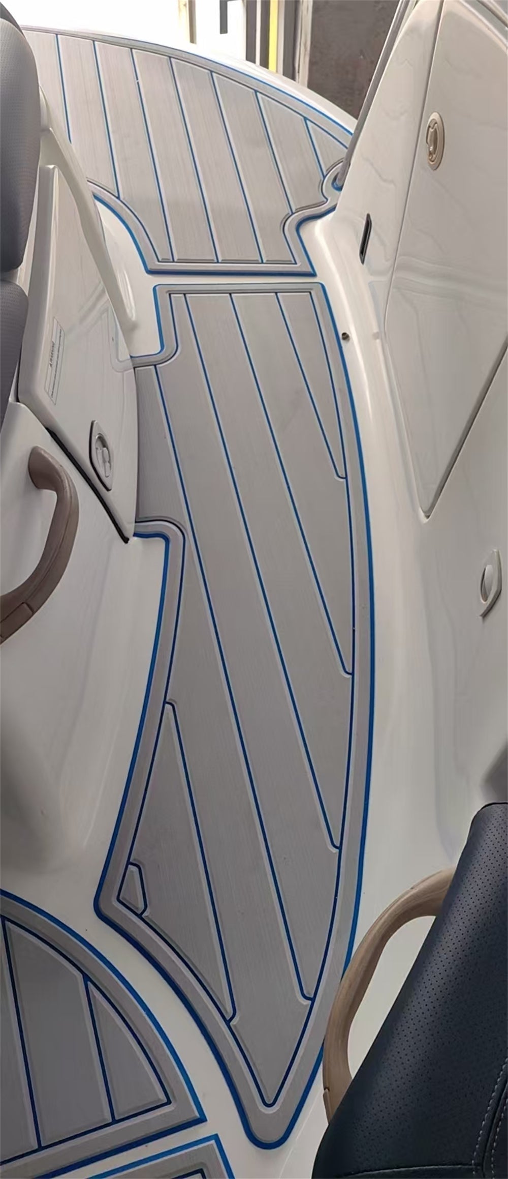 2008 SeaDoo Islandia Swim Platform Cockpit Pad Boat EVA Foam Faux Teak Deck Floor Mat SeaDek MarineMat Gatorstep Style Self Adhesive