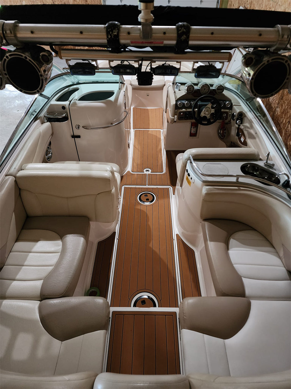 2004-2011 Mastercraft X80 Swim Platform Cockpit Pad Boat EVA Foam Teak Floor Mat SeaDek MarineMat Gatorstep Style Self Adhesive