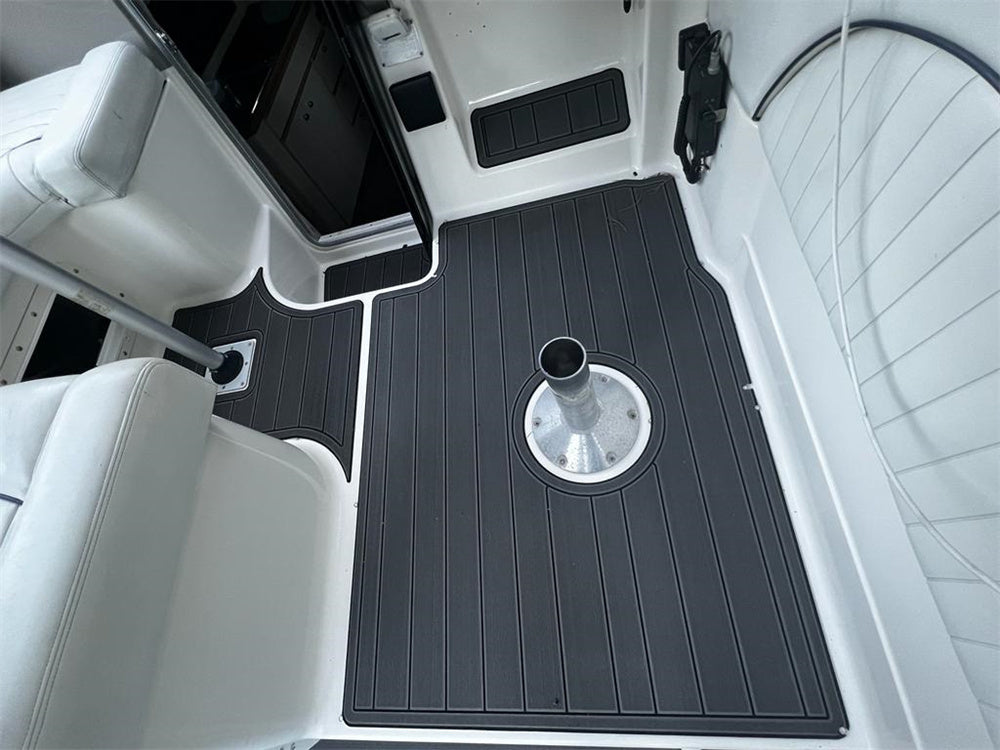 1997 Bayliner 2855 Swim Platform Cockpit Bow Boat EVA Foam Teak Floor Pad Mat SeaDek MarineMat Gatorstep Style Self Adhesive