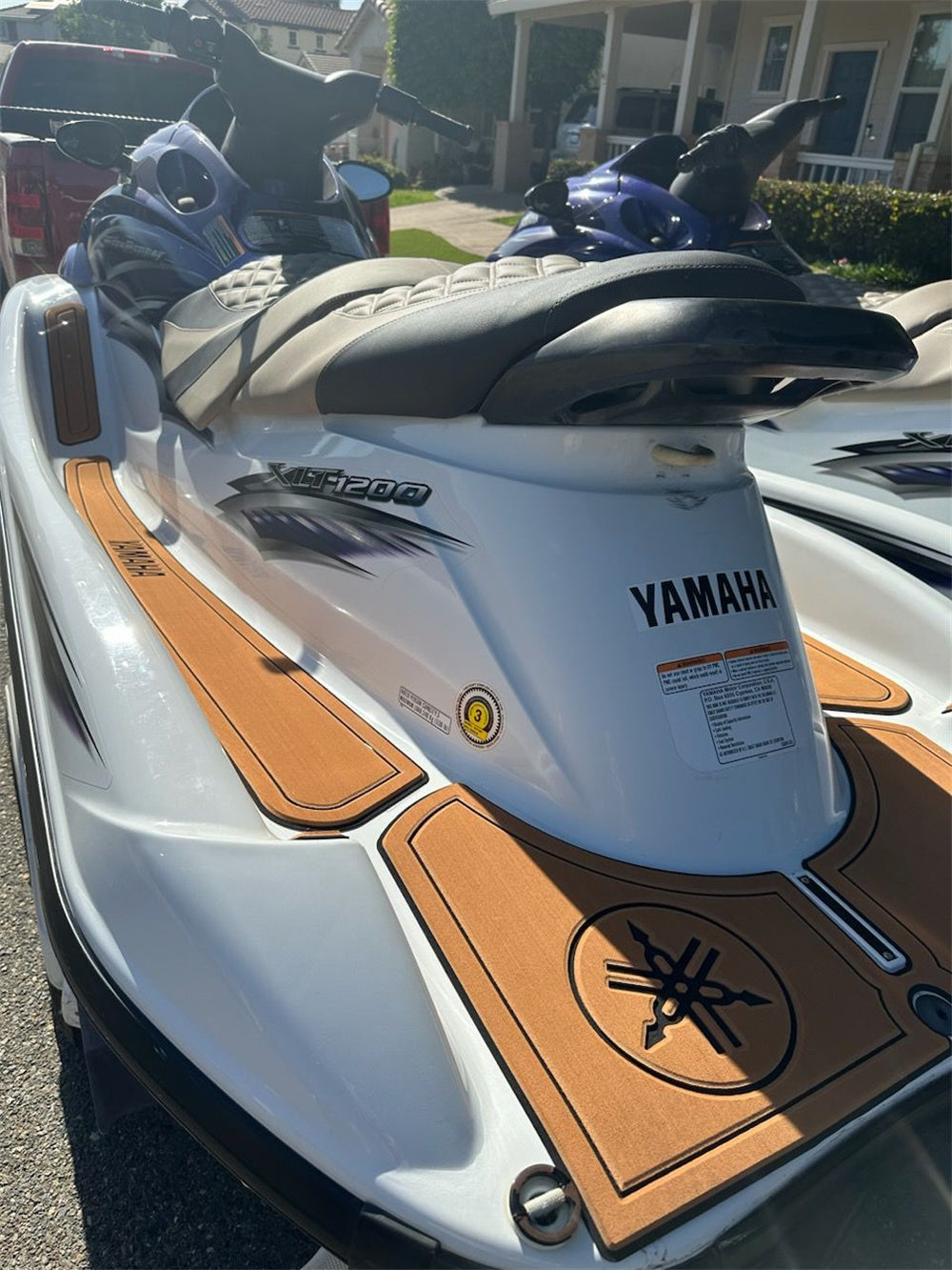 2004 Yamaha XLT 1200 Floor Pad Boat EVA Foam Faux Teak Deck Decking Mat Flooring