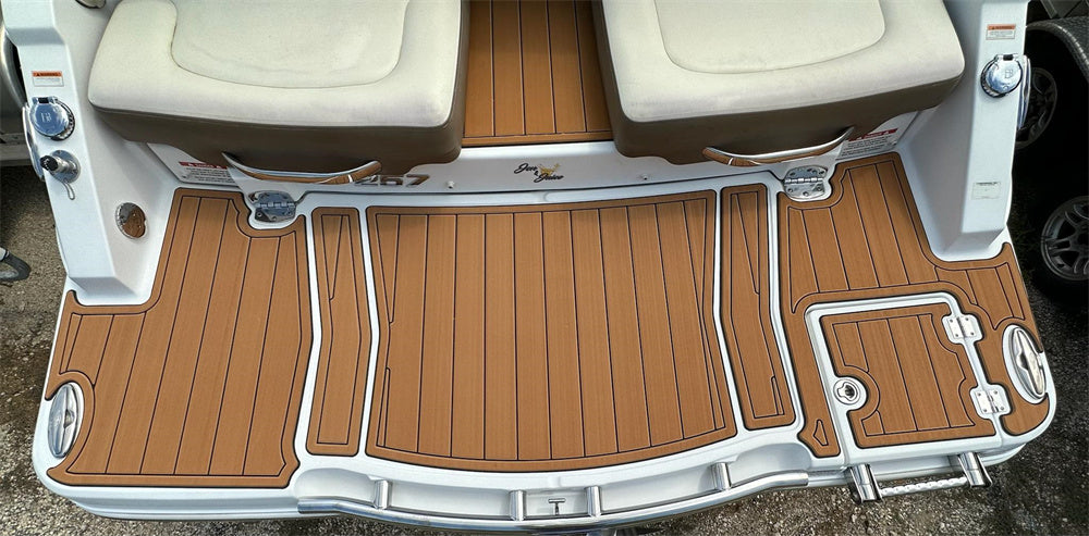 2016 Chaparral 257 SSX Swim Platform Cockpit Boat EVA Foam Faux Teak Floor Pad