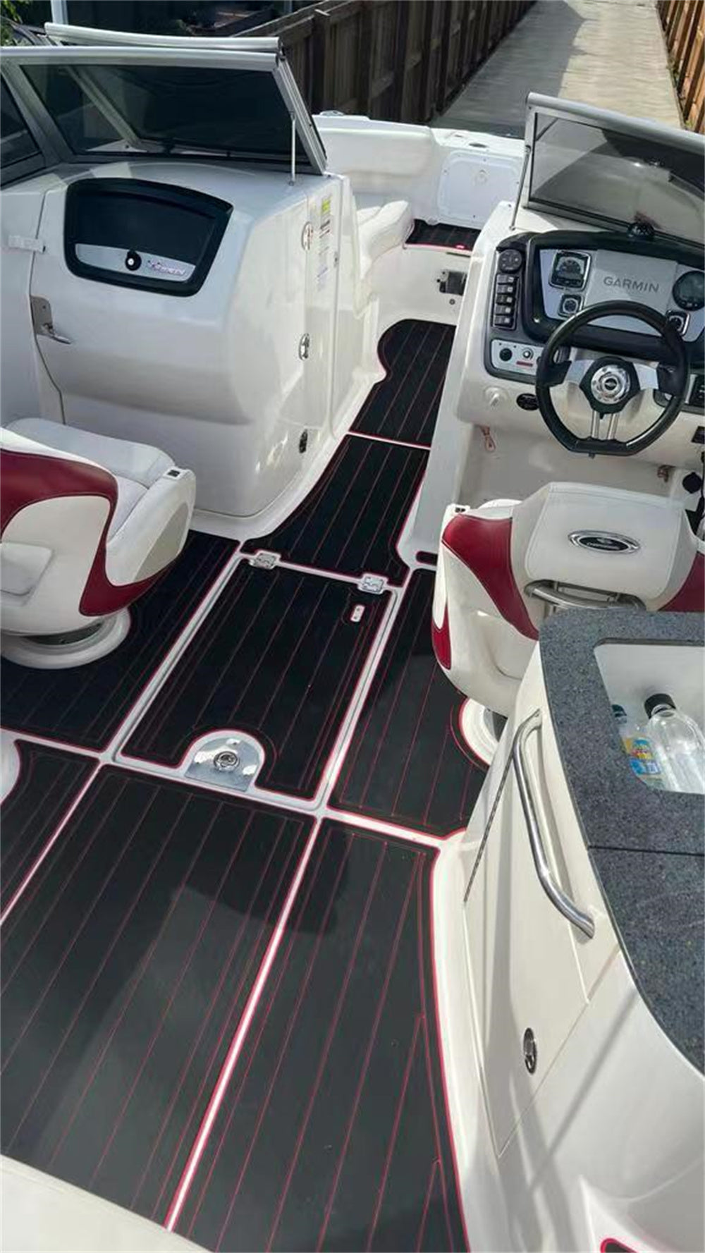 2013 Chaparral 244 Sunesta Swim Platform Cockpit Boat EVA Foam Teak Floor Pad SeaDek MarineMat Style Self Adhesive