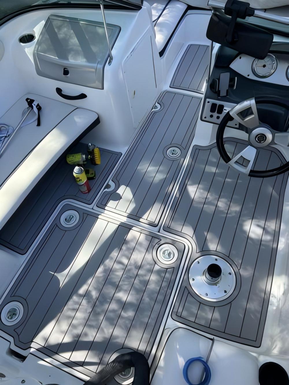 2012-2018 Yamaha AR 190 Swim Platform Cockpit Boat EVA Faux Teak Deck Floor Pad SeaDek MarineMat Style Self Adhesive