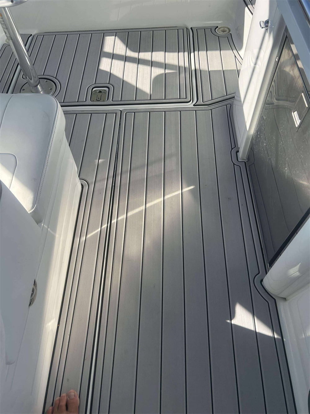 2012 Formula 350 SS Swim Platform Cockpit Pad Boat EVA Foam Fuax Teak Deck Floor Mat Seadek MarineMat Gatorstep Style Self Adhesive